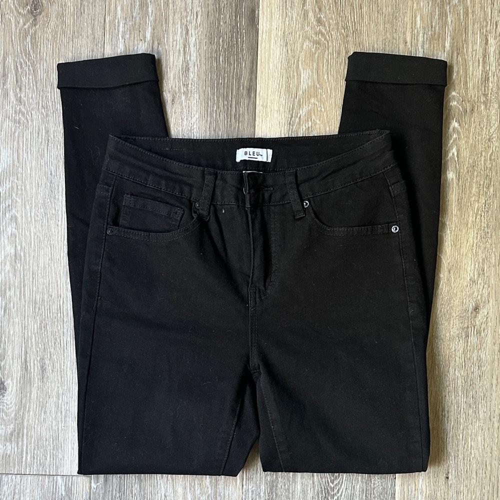 BLEU Skinny Black pants